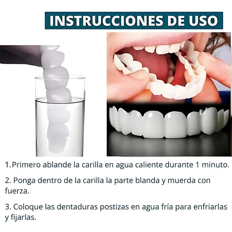 SmilePro - Carillas Dentales Ajustables De Resina